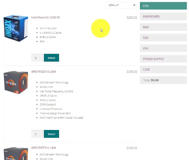 WooCommerce Product Builder - Custom PC Builder - 6